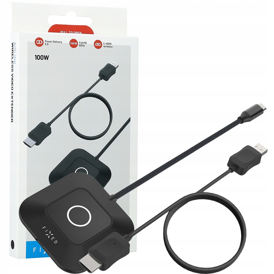 Hdmi vysílač Fixed, vysílač, přijímač 1080p, 30 m pro notebook a telefon