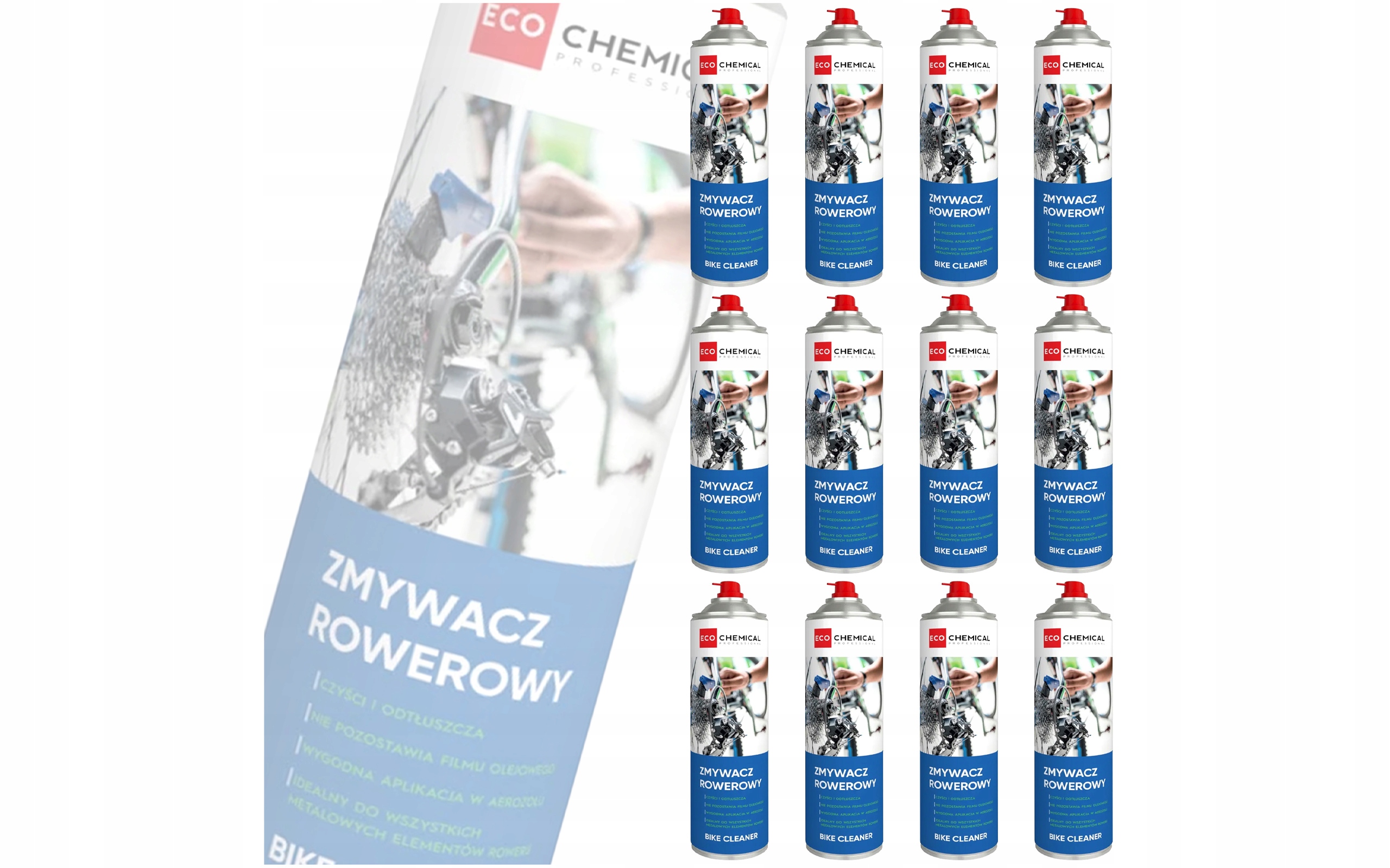 ZMYWACZ ROWEROWY DO CZYSZCZENIA KORONEK I HAMULCÓW ECOCHEMICAL ZESTAW 12SZT EAN (GTIN) 5903943421497