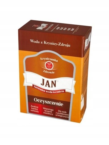 Levně Léčivá voda v kartonu Jan Očista 3 l x 3 kusů