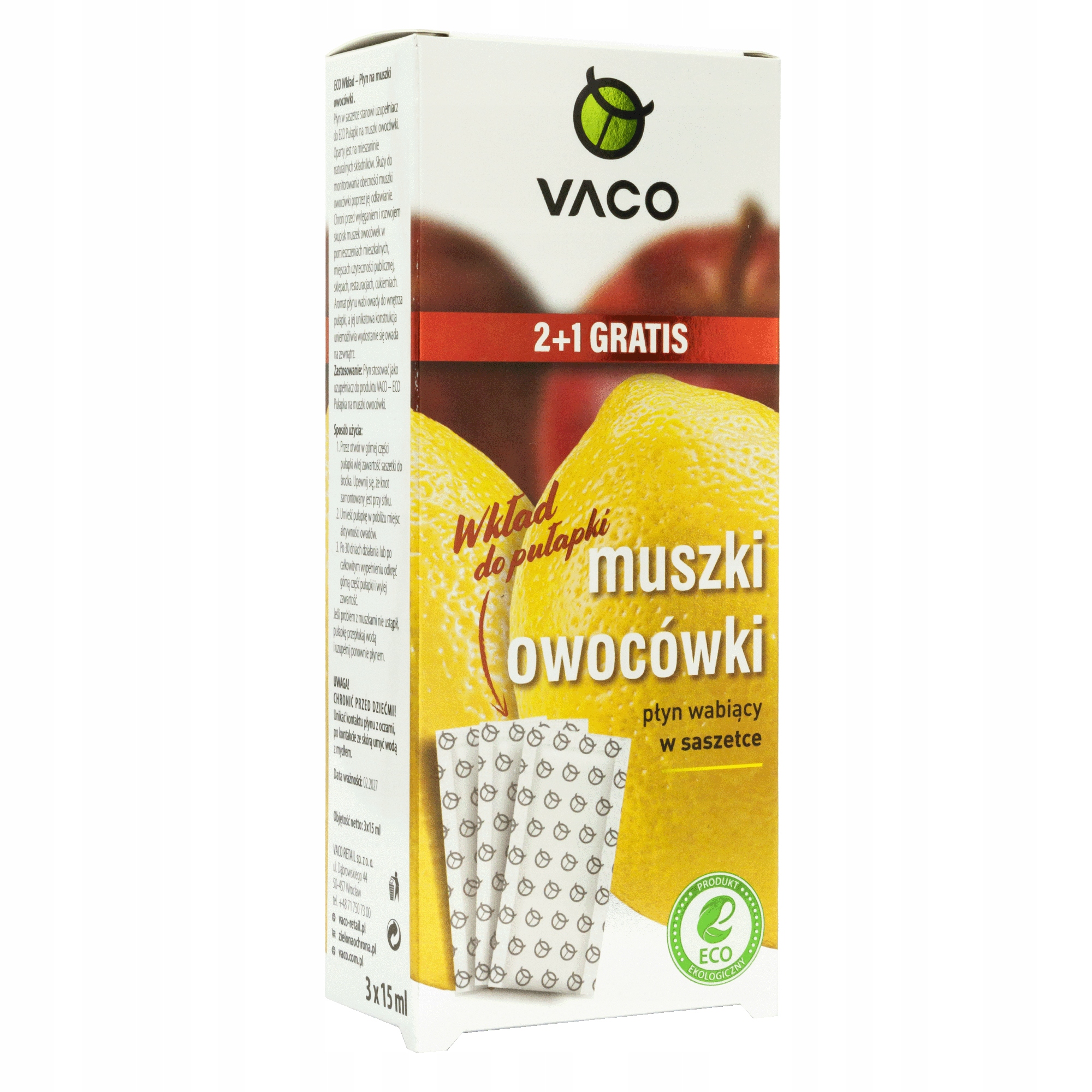 

Vaco Płyn do Pułapki na Muszki Owocówki – 3 szt.