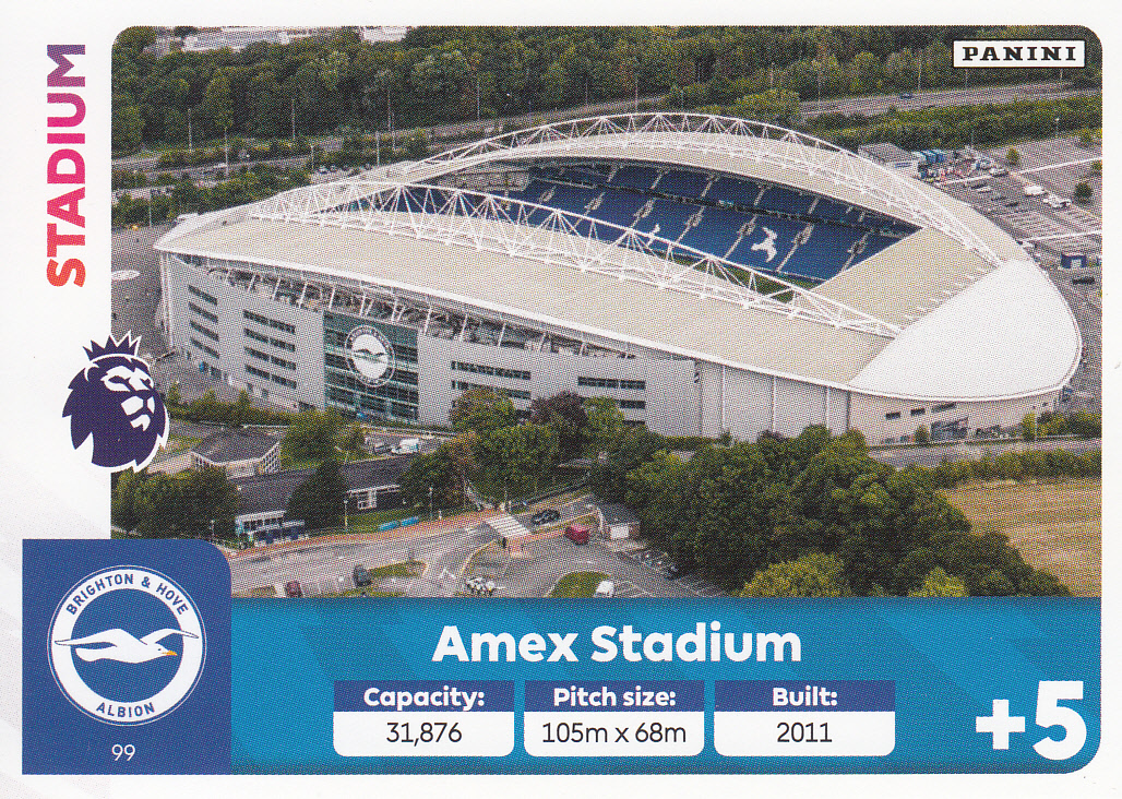 Premier League 2025 Adrenalyn XL karta Amex Stadium Brighton 99