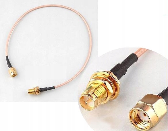 

Adapter Anteny Rp-sma męskie do Rp-sma żeńskie