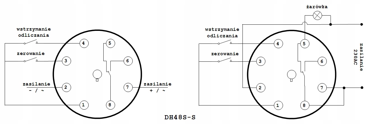 PROGRAMATOR STEROWNIK 2-CZASOWY DH48S-S 12VDC EAN (GTIN) 5903815902994