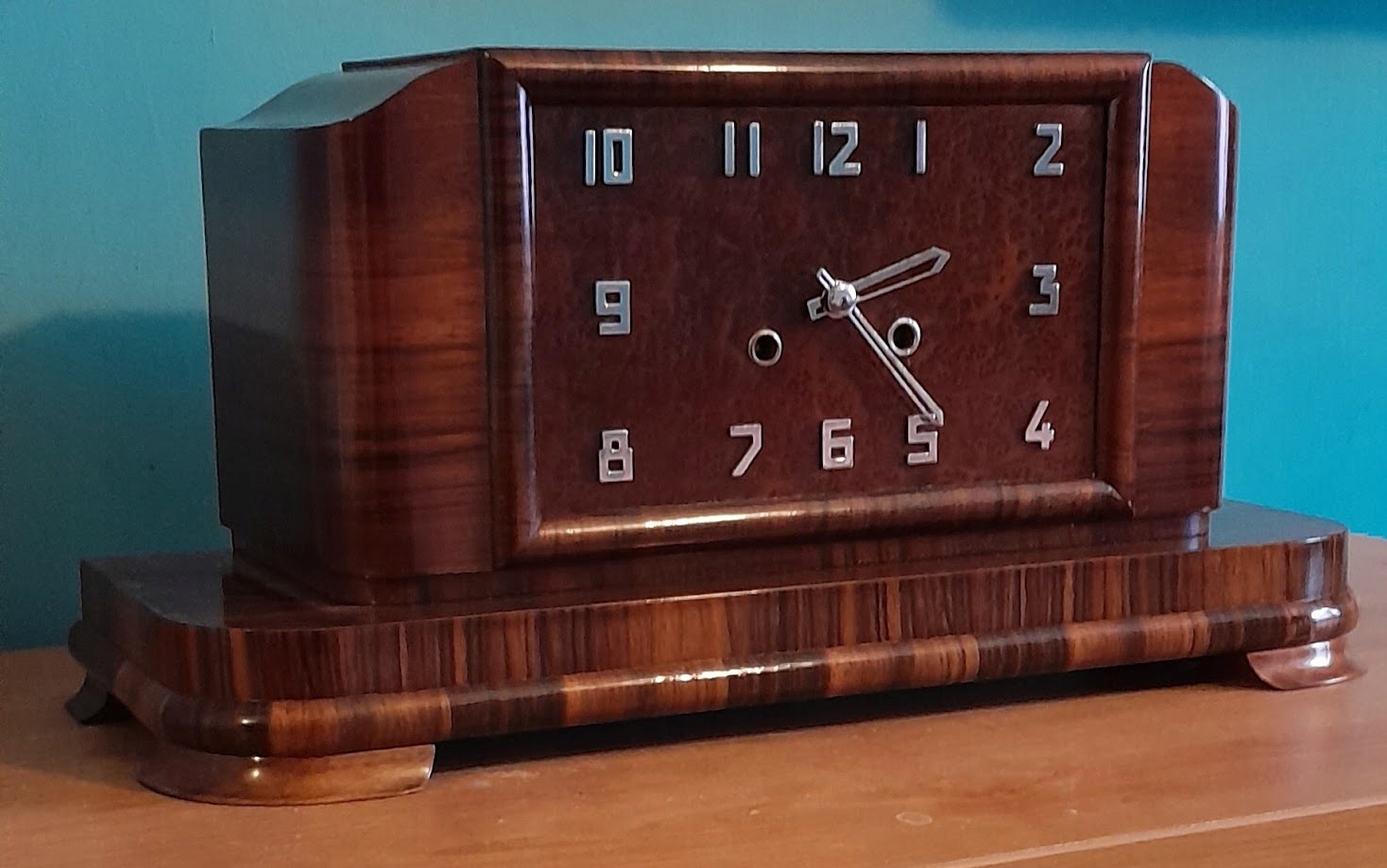 ZEGAR BUFETOWY/KREDENSOWY ART DECO