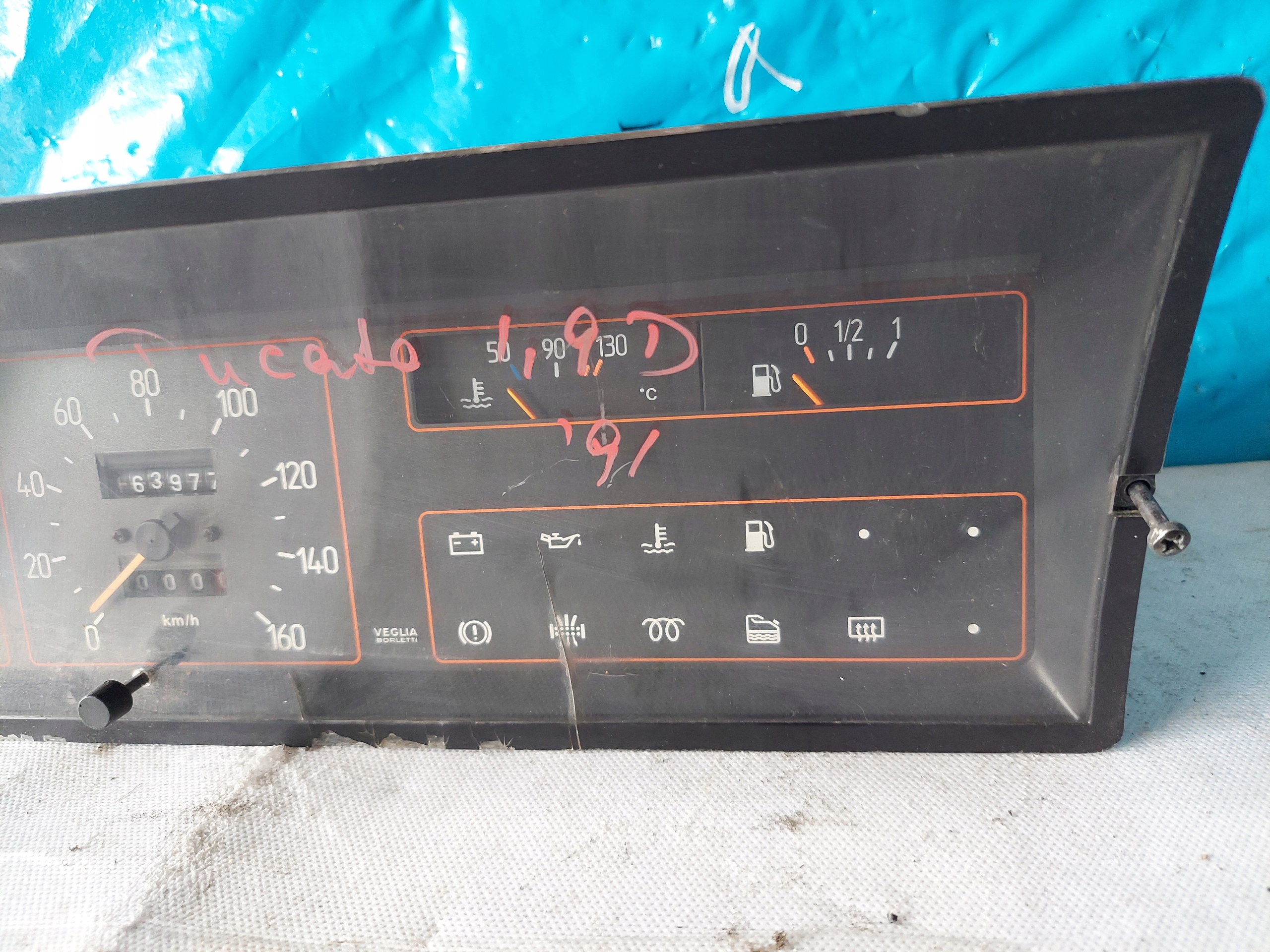 dials clock FIAT DUCATO 1.9 D 6047810020