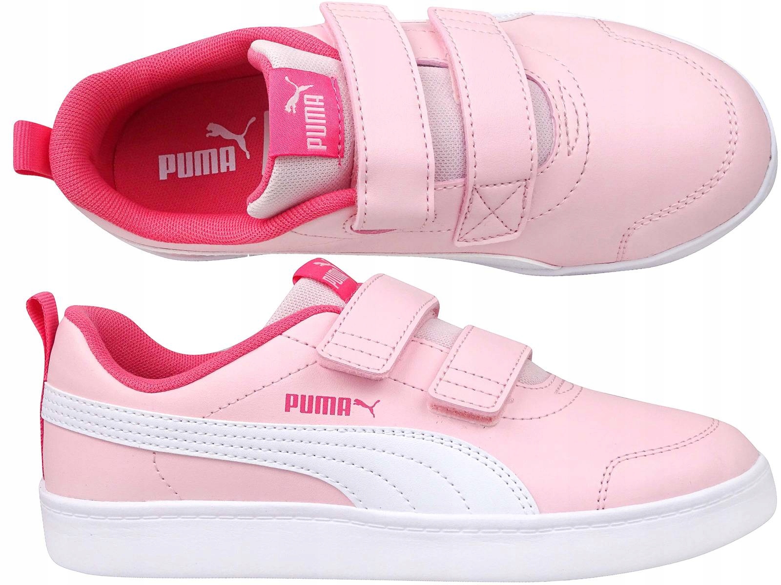

Puma Courtflex Buty Dziecięce Trampki Na Rzepy