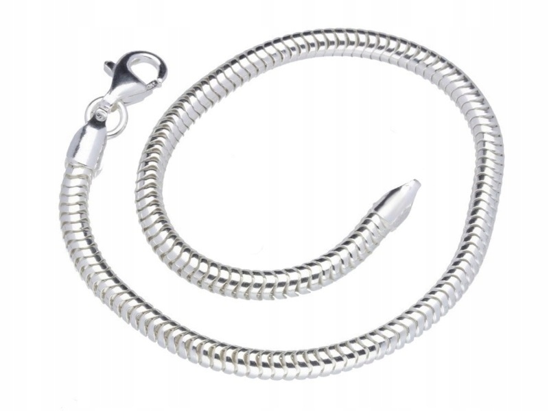

Bransoletka Baza Modułowa Charms Snake 3MM 19CM