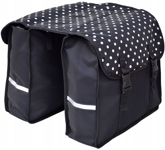 TORBA NA BAGAŻNIK ROWEROWY, SAKWA ROWEROWA 2x15L