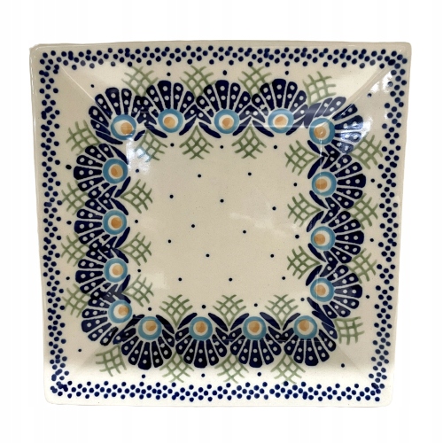

Talerz Kwadratowy 18 CM Ceramika Bolesławiec Dppp