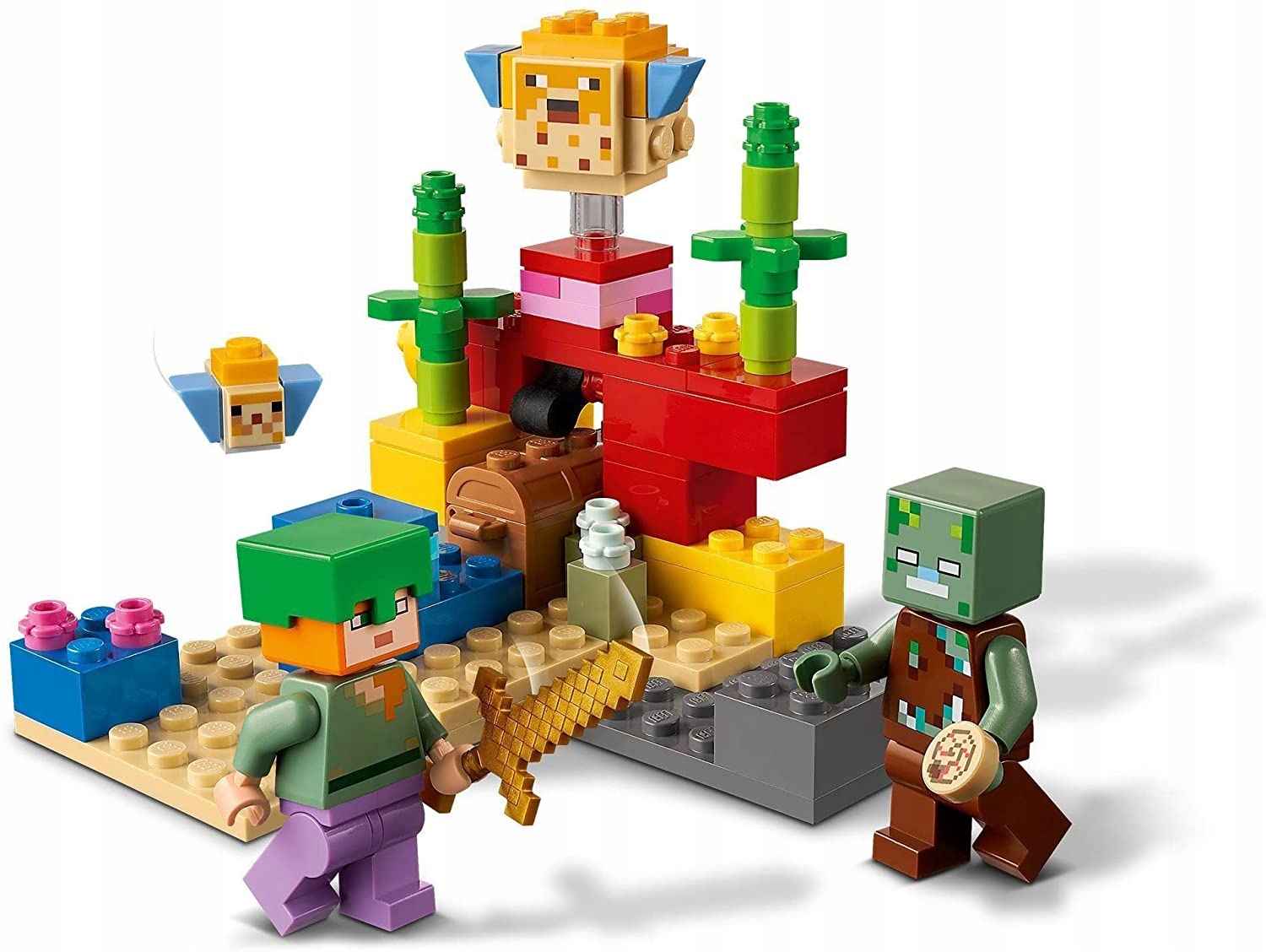 LEGO MAINCRAFT 21164 RAFA KORALOWA ALEX UTOPIEC Bohater Minecraft