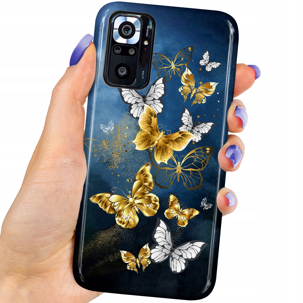 

Etui Motylki do Xiaomi Redmi Note 10 Pro Szkło