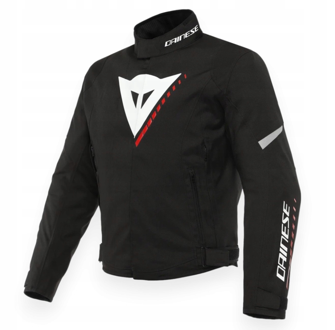 Textilná bunda Dainese Veloce D-Dry čierna/biela/červená Veľkosť 54