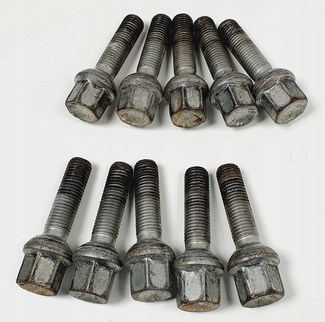 SZPILKI ŚRUBY KÓŁ FELG ALUMINIOWYCH ALUFELG MERCEDES W124 KOMPLET 20 SZTUK