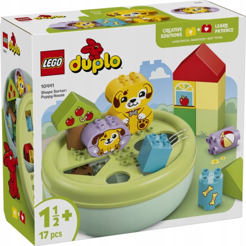 stavebnice Lego Duplo 10441 Sorter tvarů domov štěňat