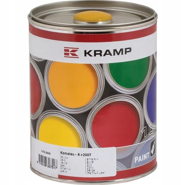 

Lakier farba do maszyn Komatsu, żółty, żółta 1L