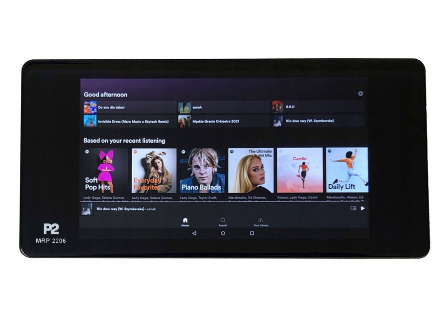 P2 AUDIO RADIO INTERNETOWE PODTYNKOWE Z BT + GŁOŚNIKI 2X 60W Marka P2