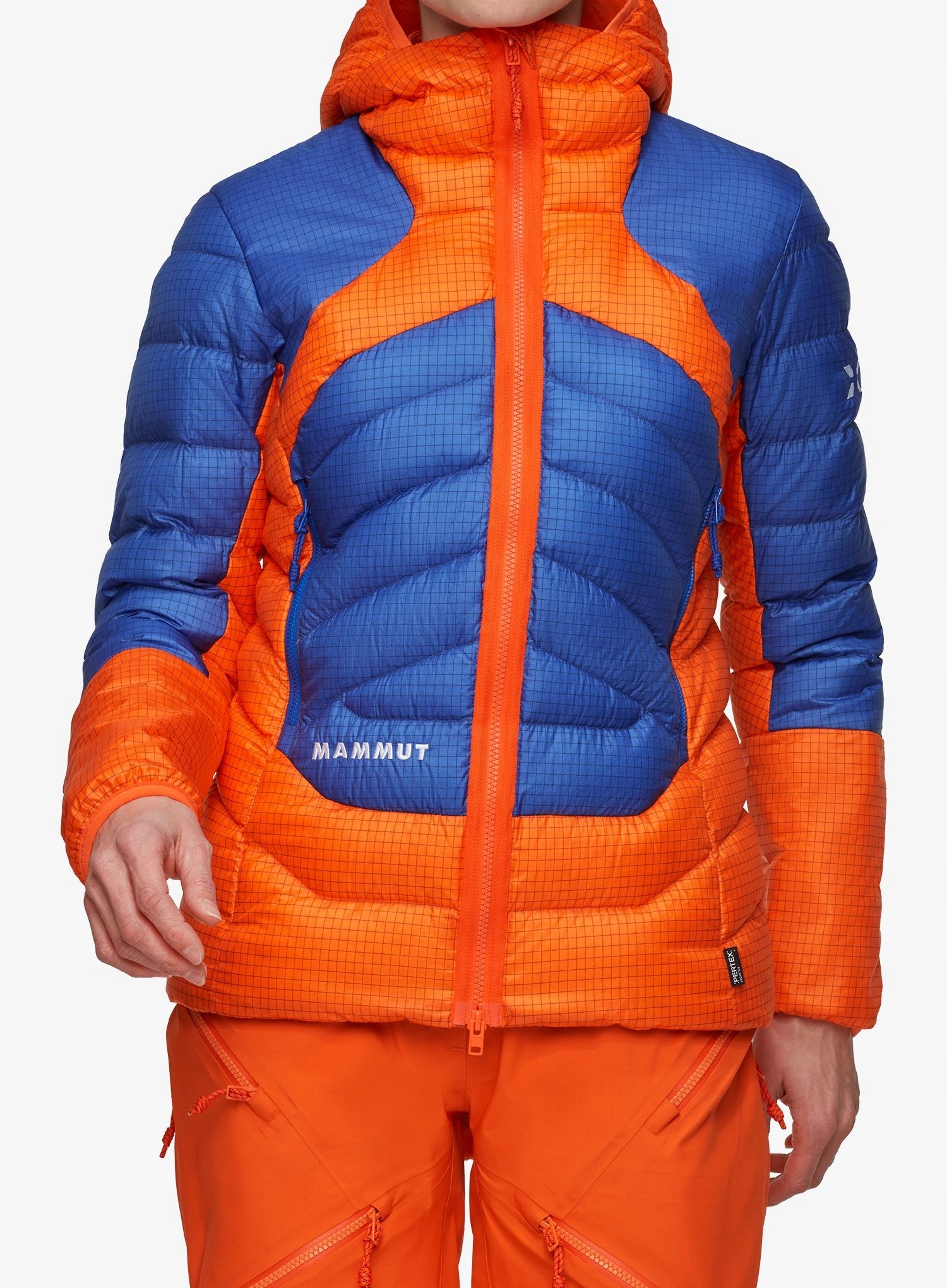 Dámská péřová bunda Mammut Eiger Nordwand Light Down In Hd orng/blue Xs