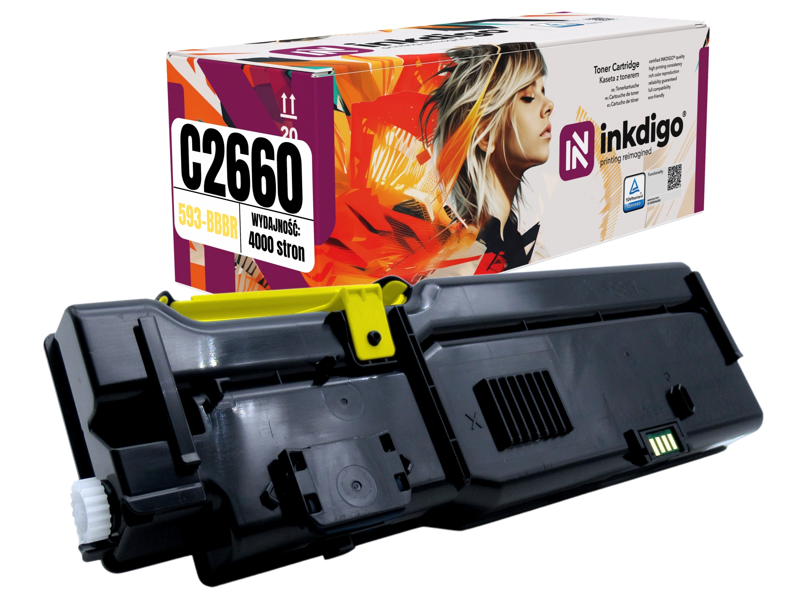 Náhradní toner 593-BBBR pro tiskárny Dell C2660dn C2665dnf