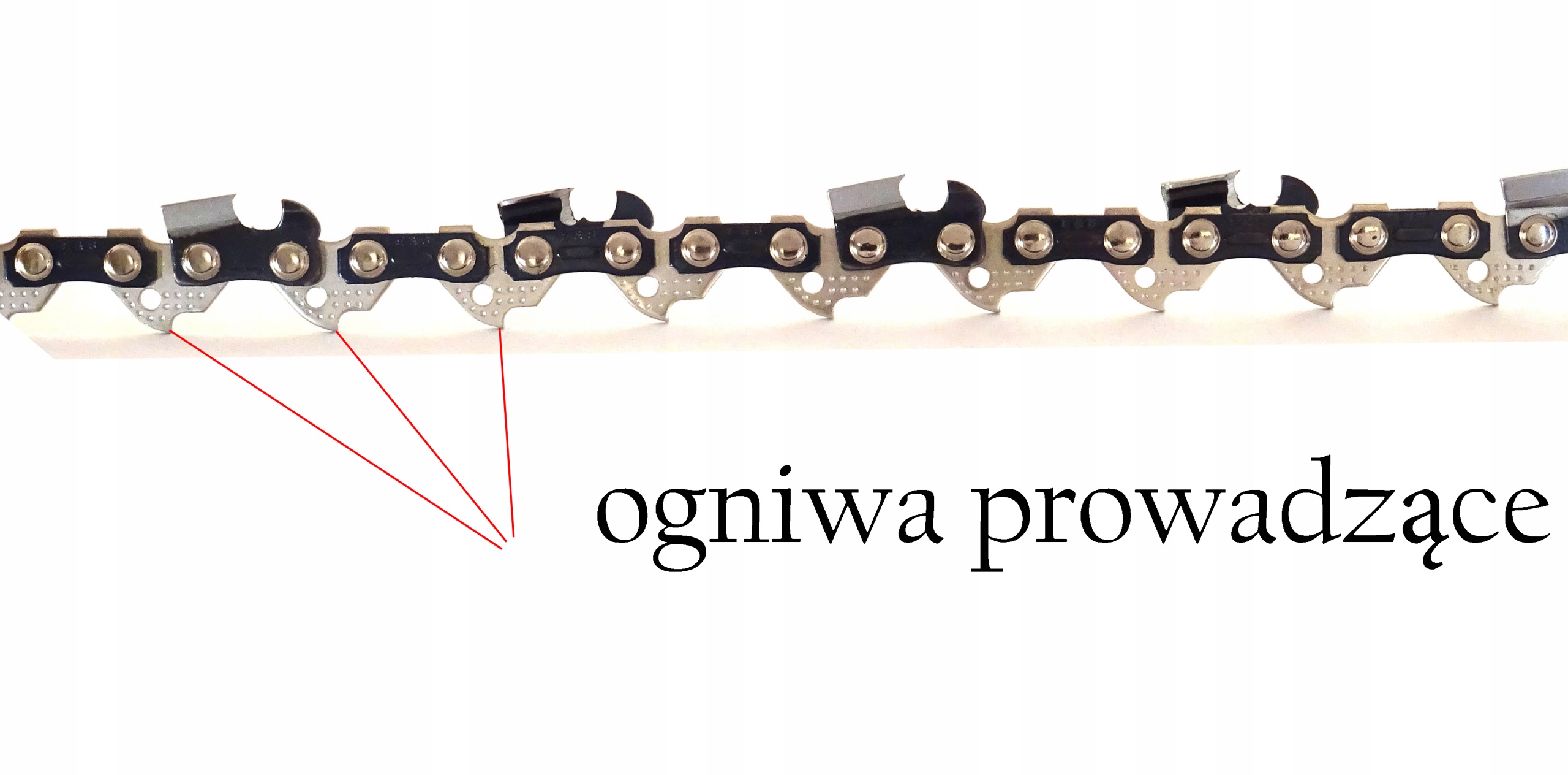 Łańcuch piły PARKSIDE PKSA 20 Li A1 / PBBPS 700 A1 / Riwall RACS 2520i Długość 250 mm