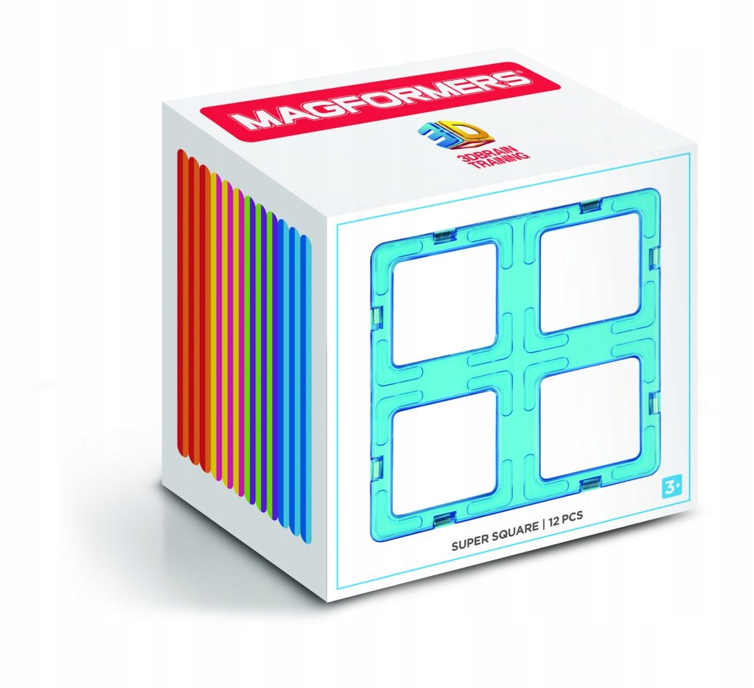 Magformers. kwadraty 12 elementów