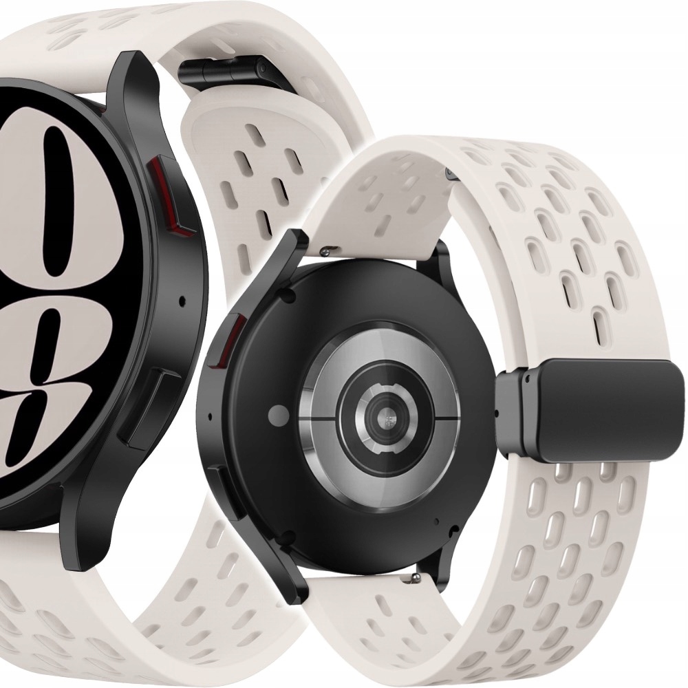 Pasek Ażurowy Magnetyczny Do Smartwatch|zegarka 20MM Samsung Huawei Amazfit