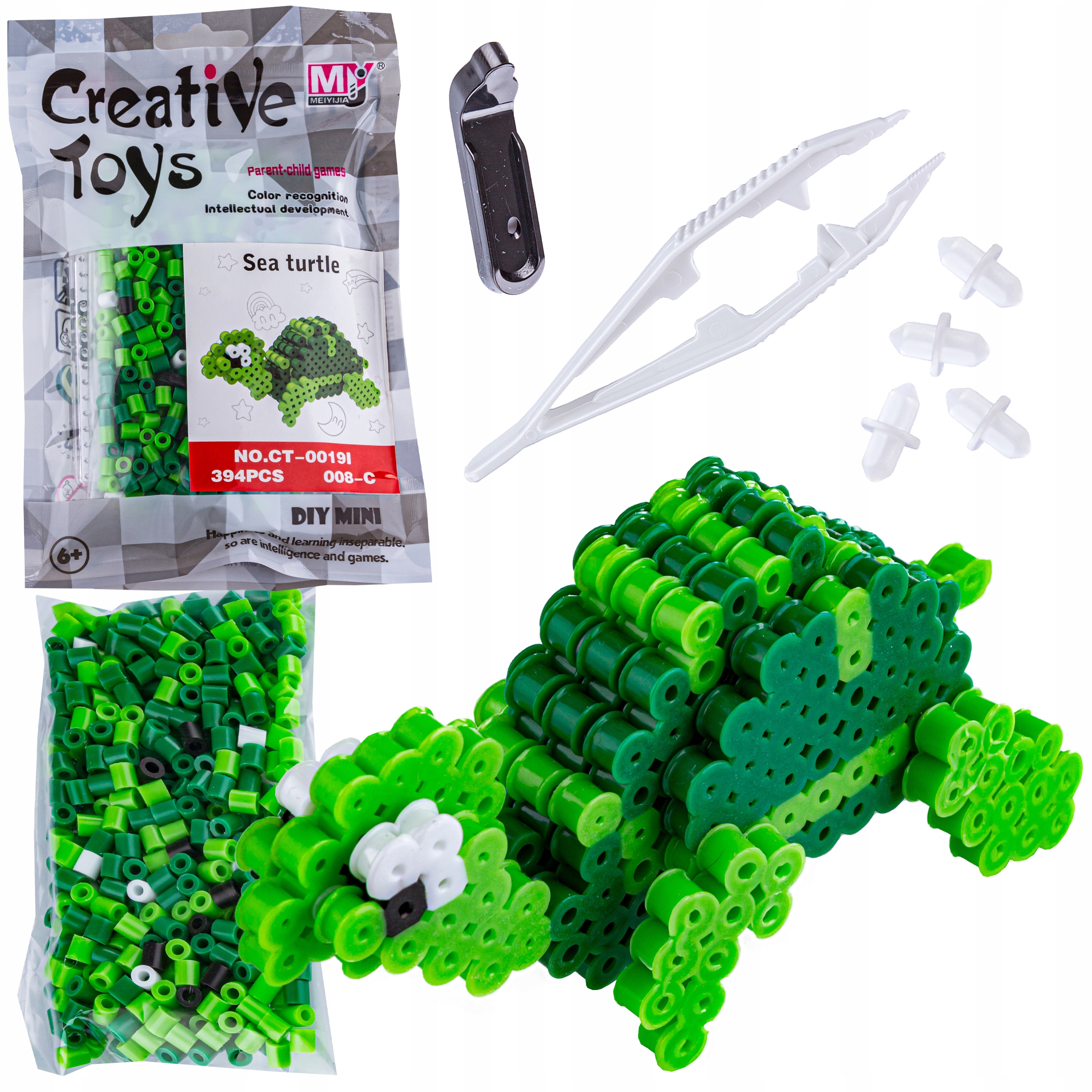 

Prasowanka Koraliki Do Prasowania Żółwik Żółw 3D