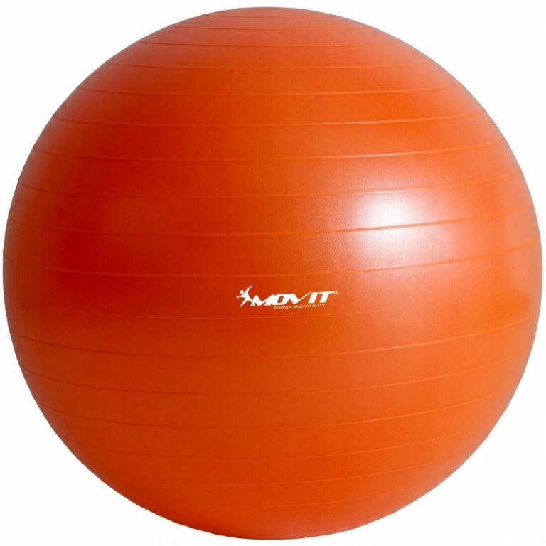 

Piłka gimnastyczna Movit z pompką - 85 cm - Pomara