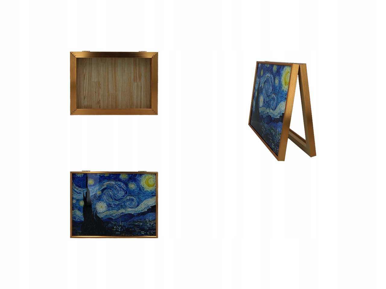 Maskovací Krabička Na Obraz Na Vangoghův Pult, Hvězdná Noc 30X40 CM