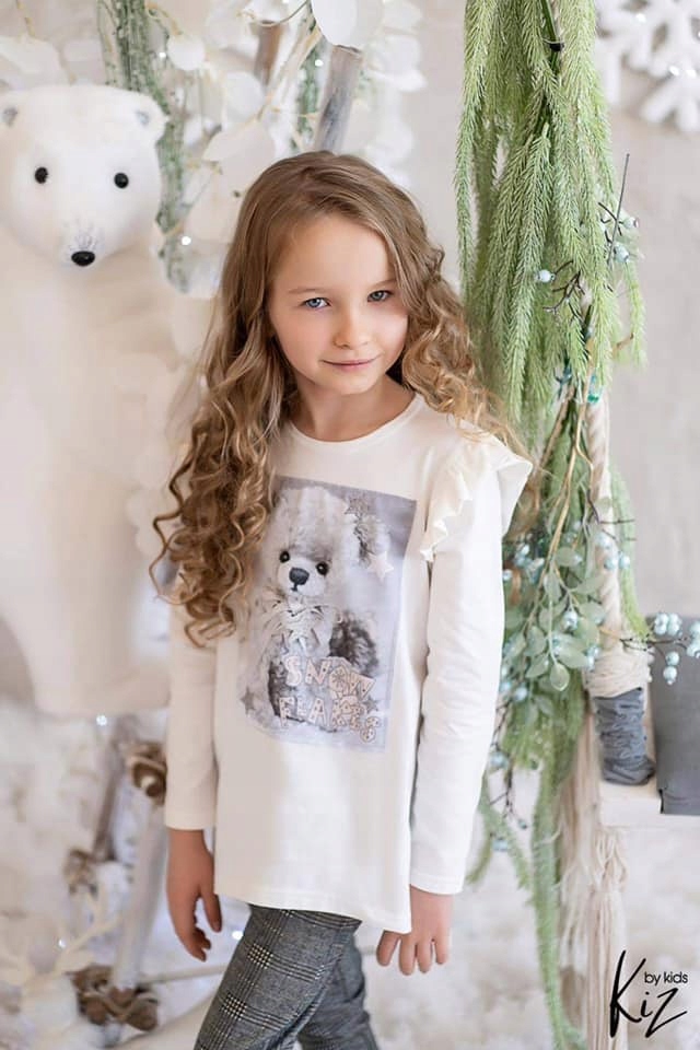 Kizz Tunika Miś Ecru rozmiar 152 Marka Inna marka