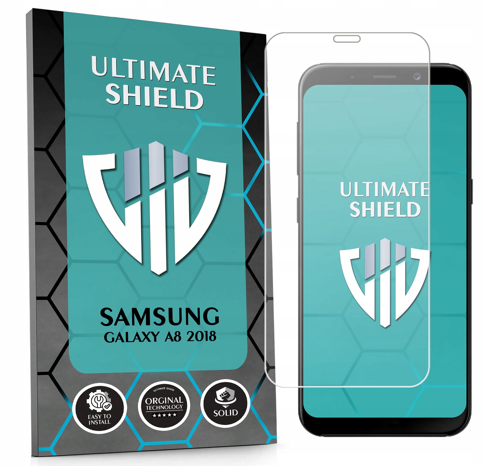 Sklo 3x Displej 7x Fotoaparát Rychlý Objektiv Pro Samsung Galaxy A8 2018