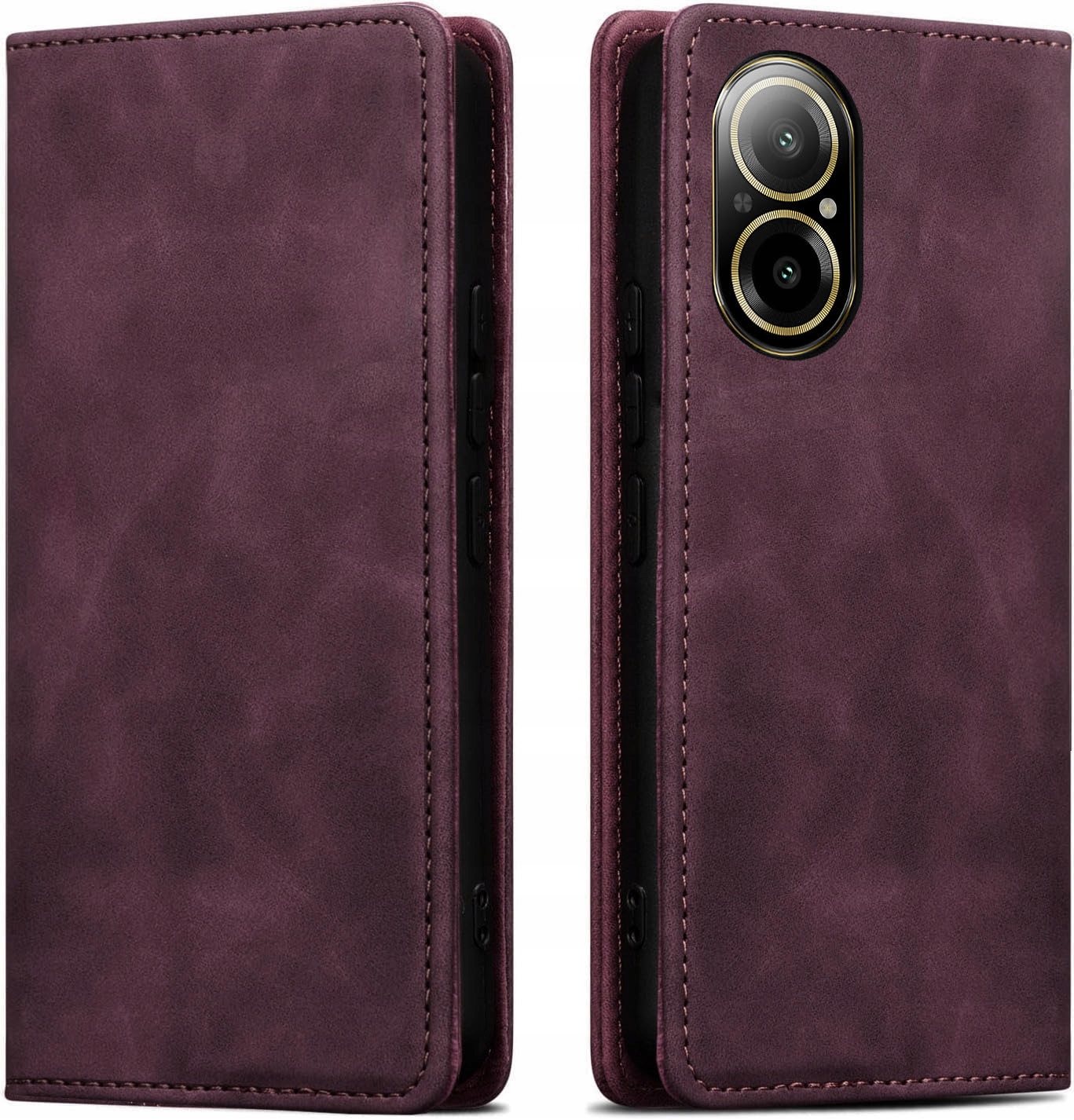 ETUI SKÓRZANE MAGNETYCZNE DO REALME C67 +SZKŁO Stan opakowania oryginalne