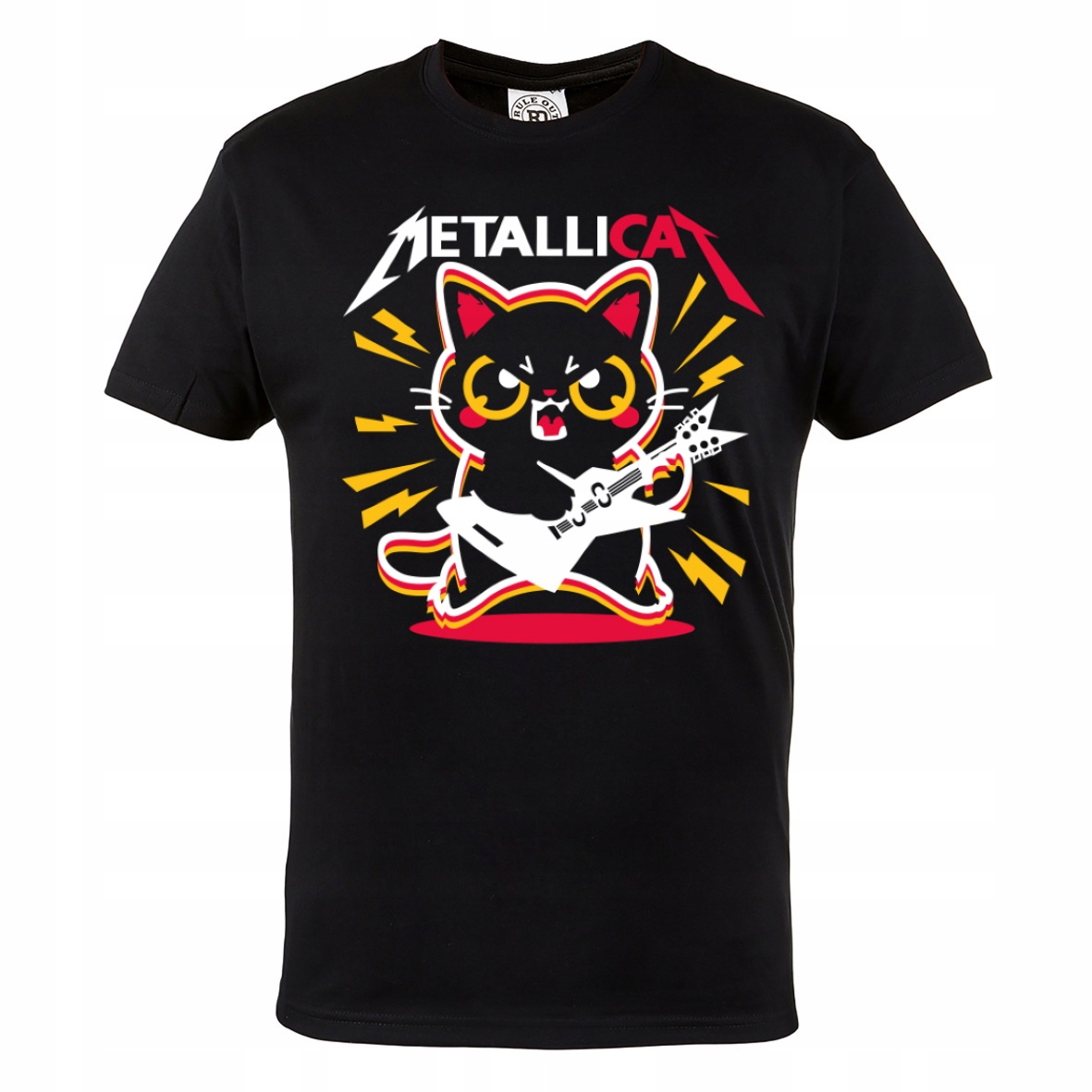 

Męska Koszulka Muzyczna Metallica Metallicat Kot