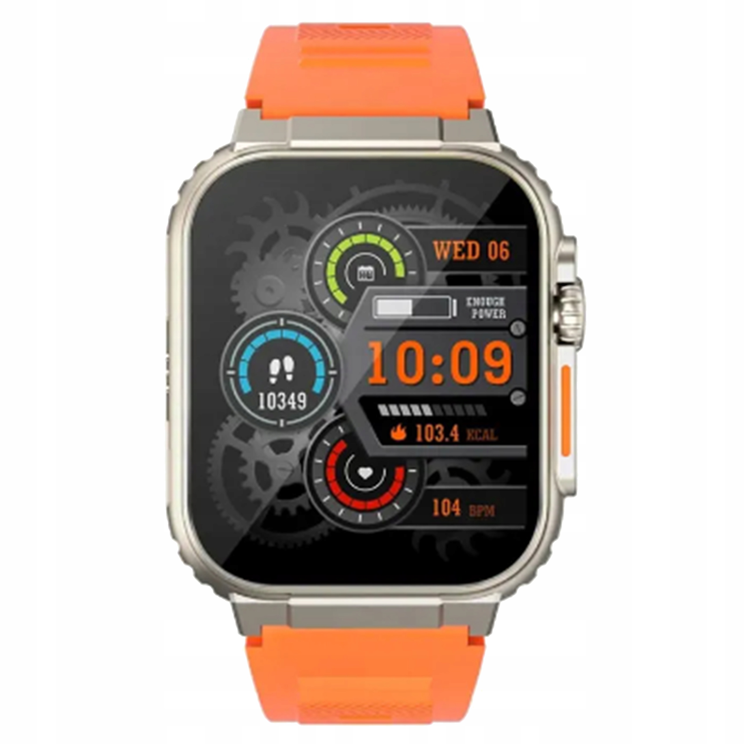 SMARTWATCH SMARTBAND ZEGAREK ROZMOWY DAMSKI PL MENU SPORT MĘSKI WODOODPORNY Lokalizator GPS nie