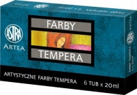 

Farby tempera Astra Artea 6 kol. x 20 ml