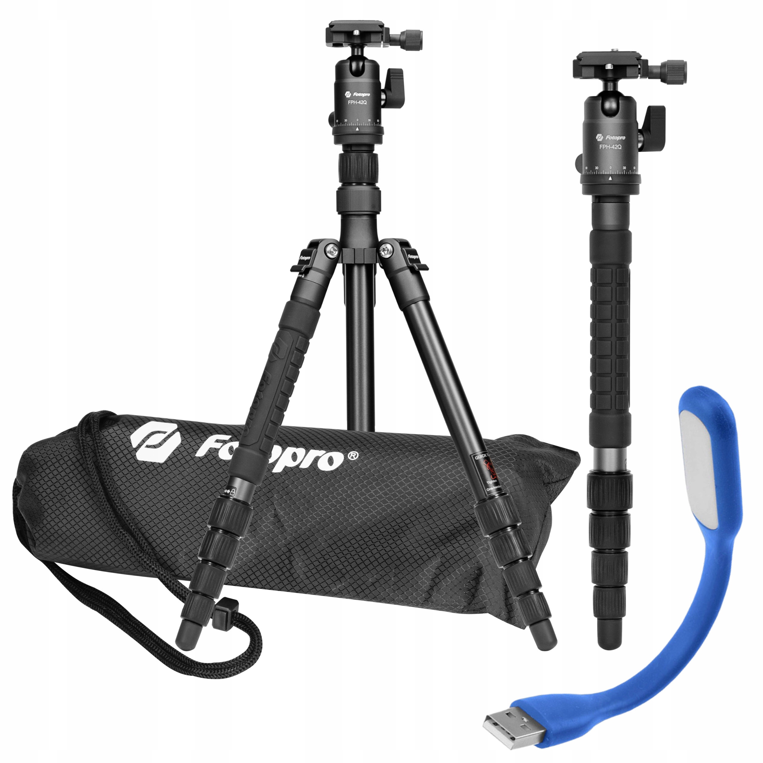 

Statyw Monopod Fotopro X-go Gecko Głowica 42Q
