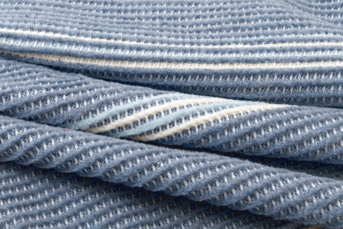 Koc Narzuta Bawełniany Akrylowy ELIF Tłoczony 150x200 Długość 200 cm