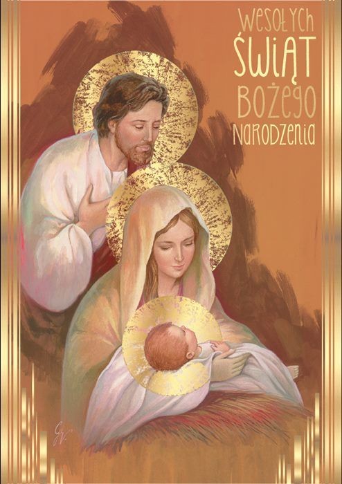 

Świąteczne Kartki Religijne Święta Rodzina PP2119