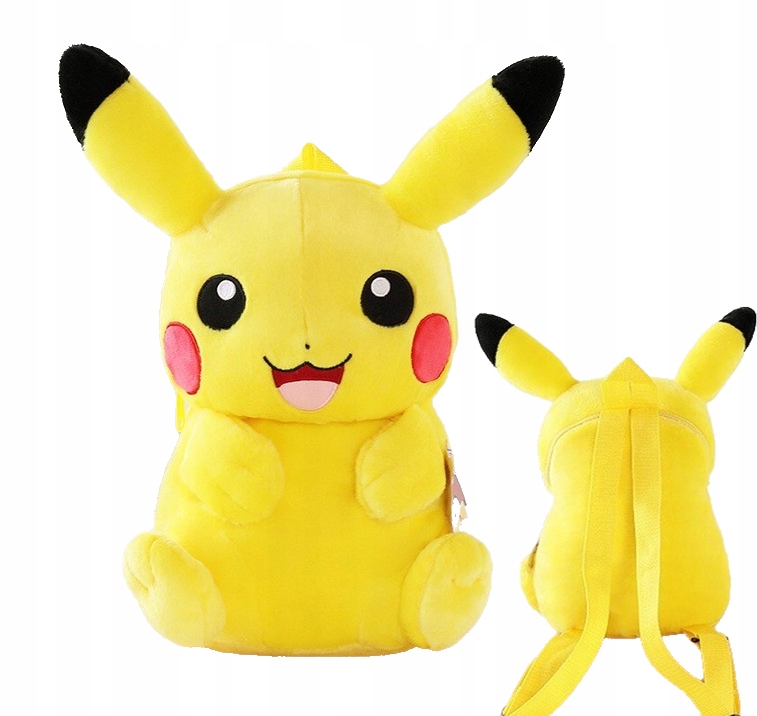

Plecak Pluszowy Dziecięcy Pokemon Pikachu