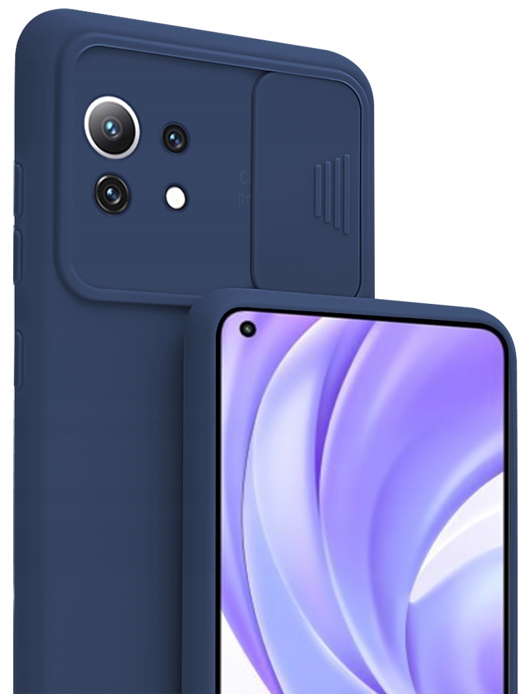 

Etui Silicone CamShield Szkło do Xiaomi Mi 11 Lite
