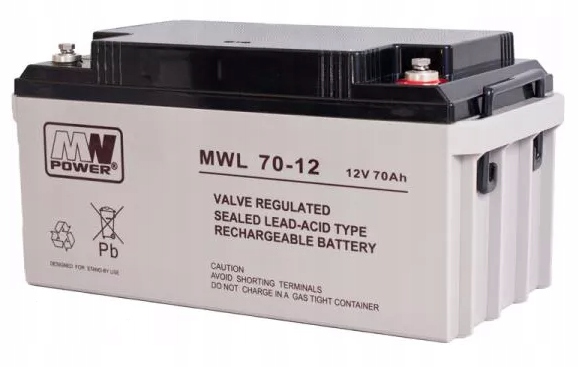 Akumulator Agm 12V 70Ah (wymiar 65Ah) Ups Zasilanie Awaryjne Fotowoltaika