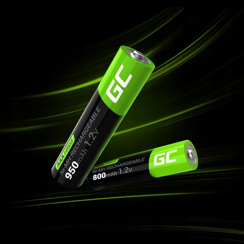GREEN CELL 8X AKUMULATORKI BATERIE AAA R3 800mAh Pojemność 800 mAh