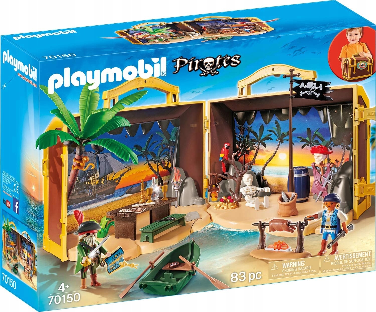 Klocki Playmobil 70150 Wyspa Piratów Skarb