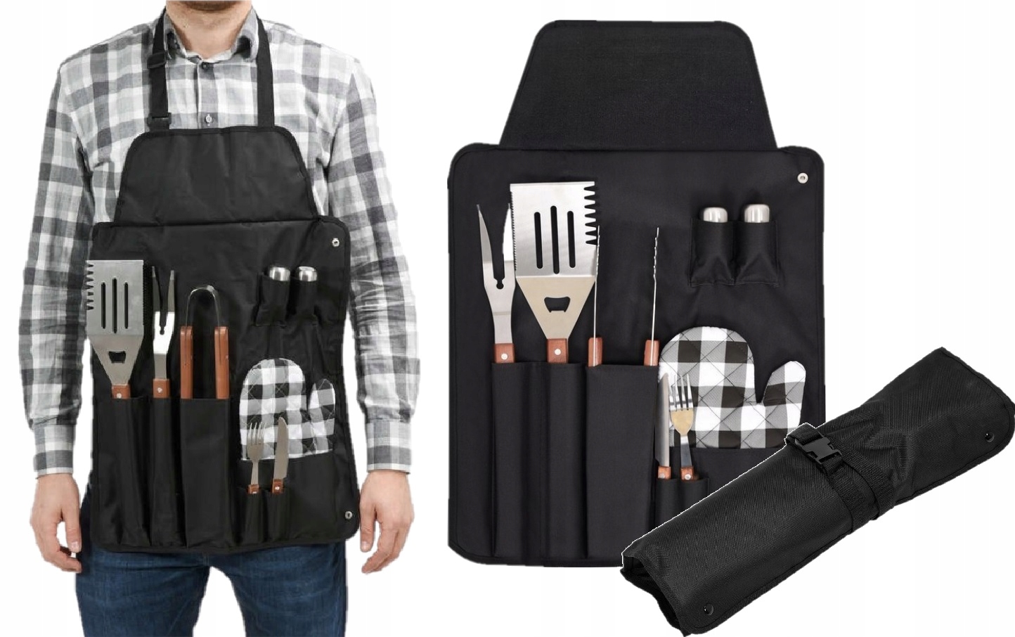 

Zestaw Fartuch Do Grilla Akcesoria 8 szt. 99783