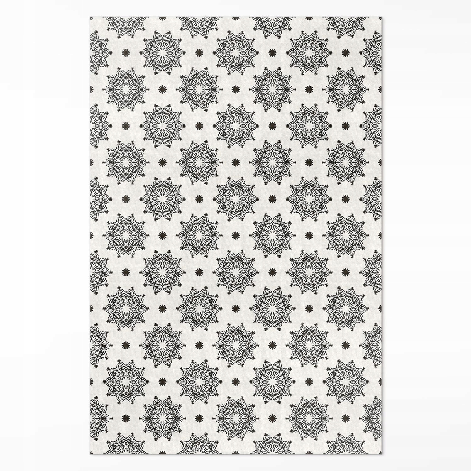 Vinylový protiskluzový koberec Malé mandaly orientální vzor boho 80x120 cm