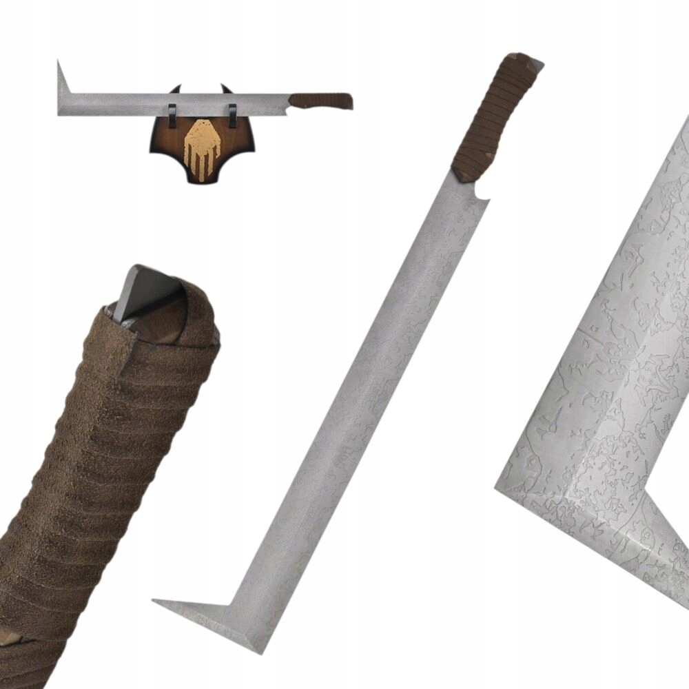 Meč Uruk-Hai Scimitar Inspirovaný Pán prstenů závěs 81 cm JT6285