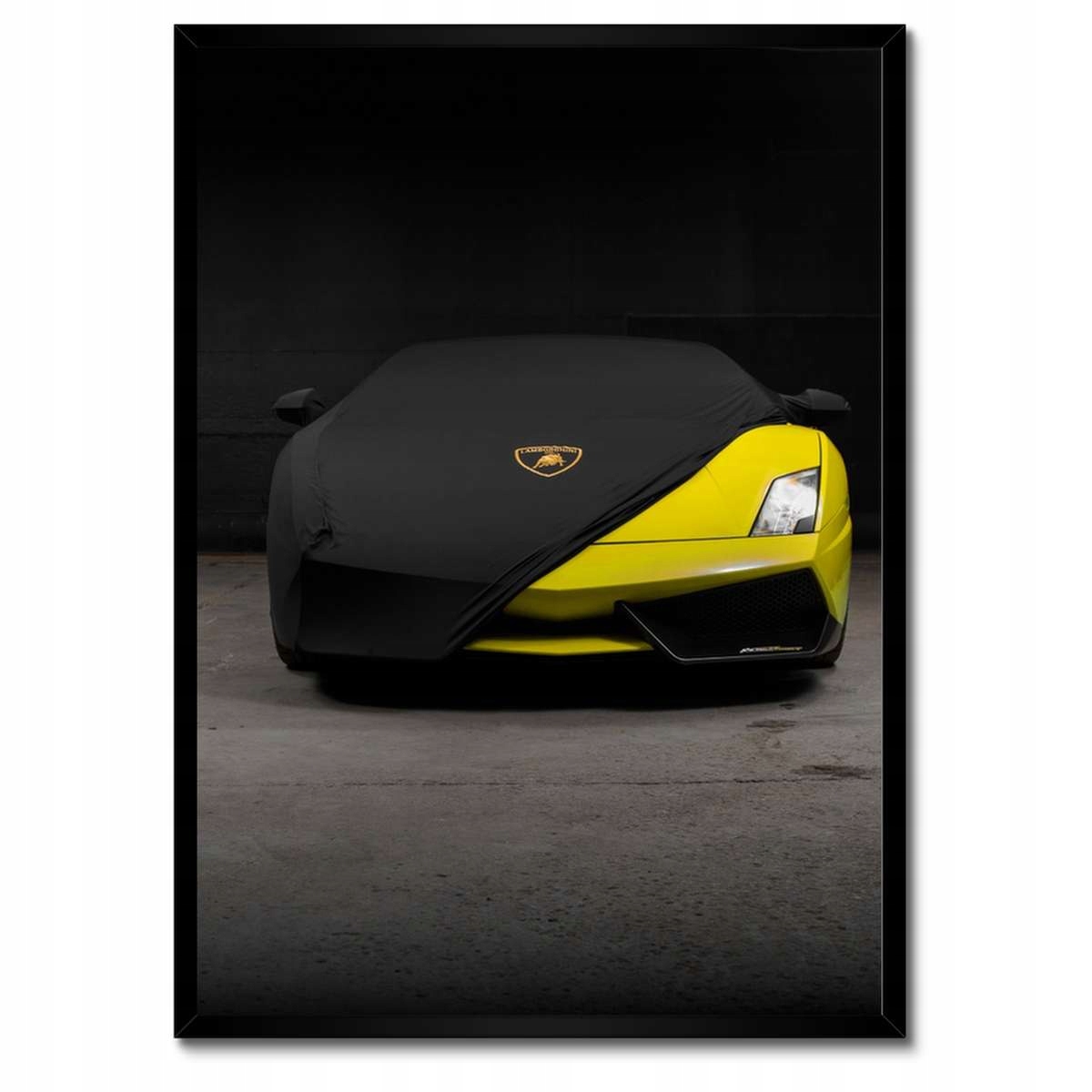 Plakáty v rámu 50x70 Žluté sportovní auto