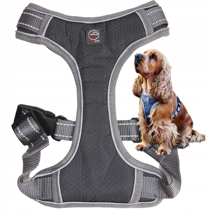 

Szelki dla psa typu Guard bezuciskowe Solid gray S