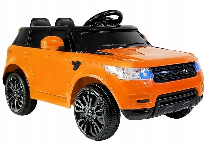Auto na akumulator dla dzieci HL1638 z pilotem MP3 Led pomarańczowe 3+