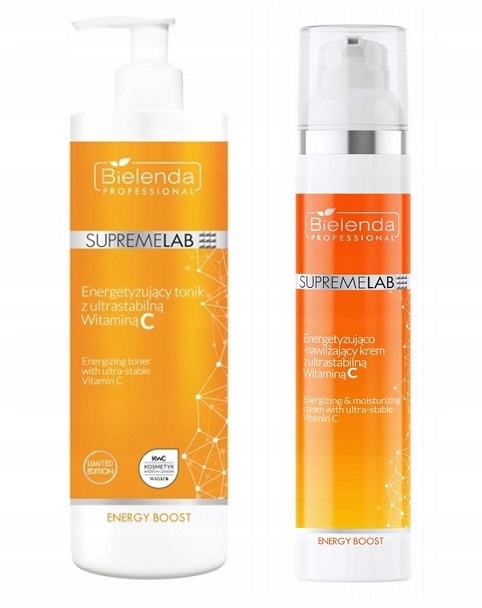 Energizující Sada Bielenda Duo S Vitamínem C Krém 100 ML Tonikum 500 ML