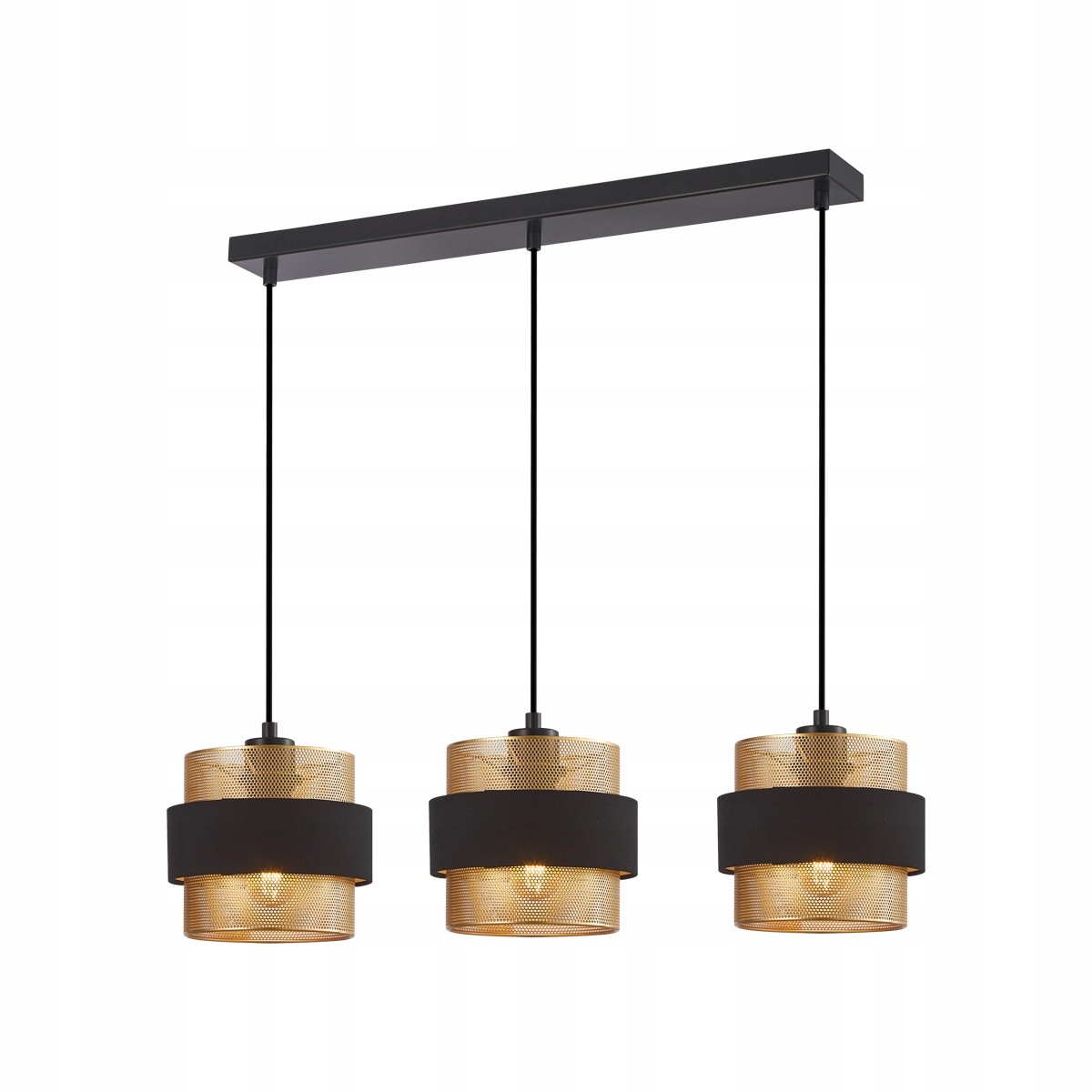 Bans PND-27467-3-BK-GD závesná lampa